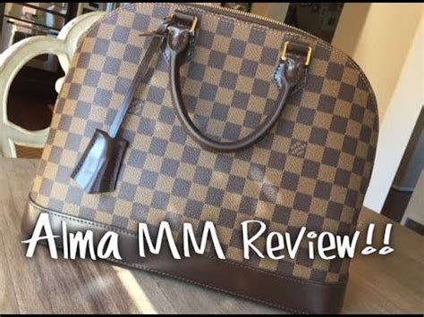 louis vuitton alma mm review